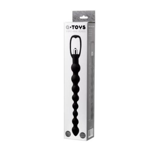 Анальная цепочка A-Toys Anal Vibration Chain Silicone Black