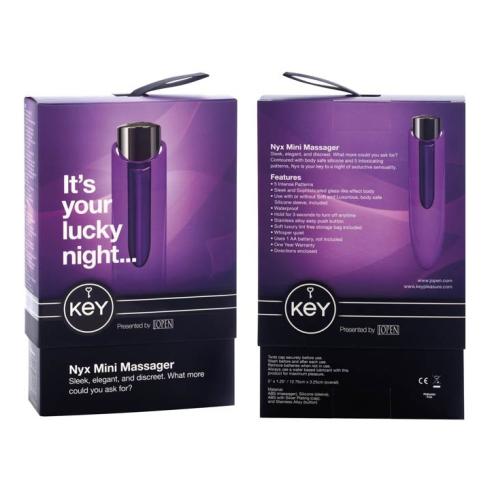 Вибратор KEY Nyx Mini Massager Lavender