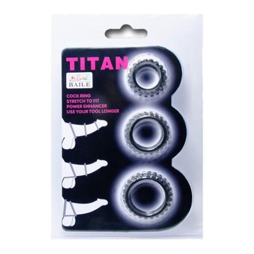 Эрекционные кольца TITAN cock ring set pink обязательно пригодятся