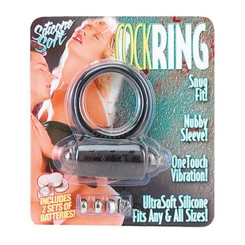 Эрекционное кольцо с вибрацией MINI VIBRATING COCKRING BLACK невероятно эффективное