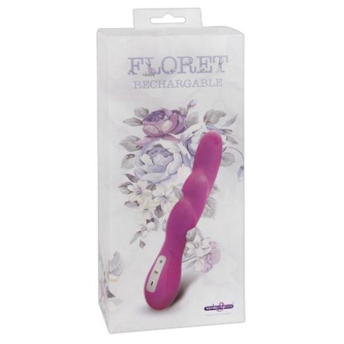 П. Силиконовый вибратор Floret Rechargeable для женщин