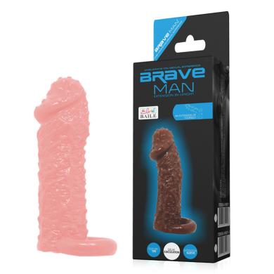 Насадка Brave men Penis Sleeve Flesh