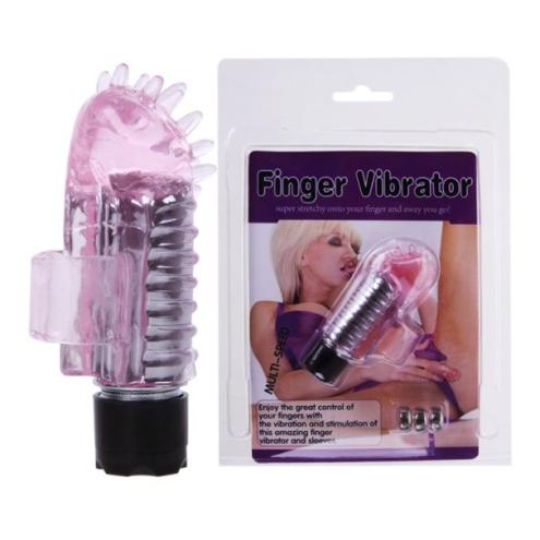 Стимулятор для клитора Vibrating finger ring Pink для неземного блаженства