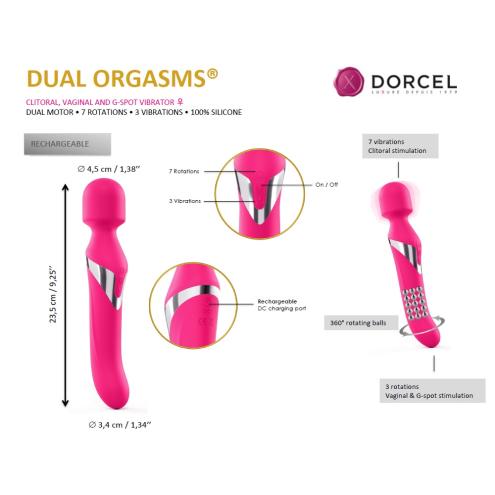 Вибромассажёр Dorcel Dual для точки G