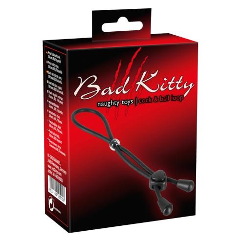 Эрекционная петля Bad Kitty Double Loop Penis und Hodenring продлит Ваше наслаждение