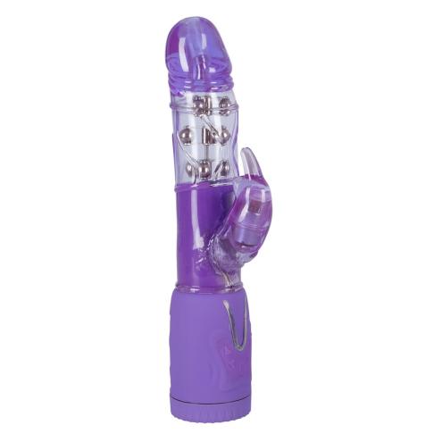 П.Женский двойной вибратор Remote control rabbit purple