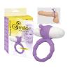 Эрекционное кольцо с вибрацией Smile Loop Vibr Ring Purple для влюбленной пары