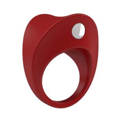 Эрекционное кольцо с вибрацией OVO B11 Vibrating Ring Red