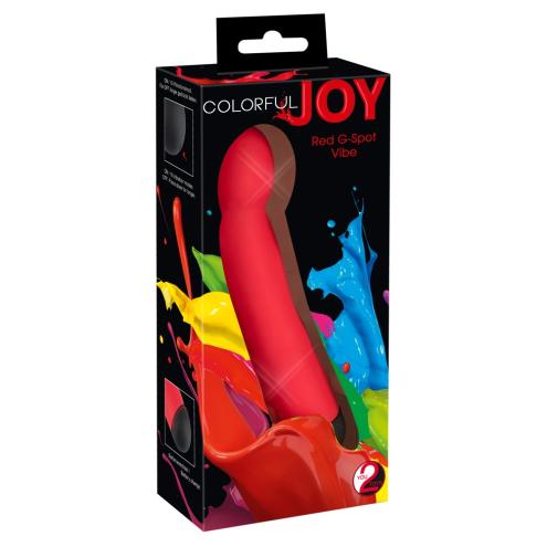 Вибратор силиконовый Colorful Joy Red G-Spot Vibe