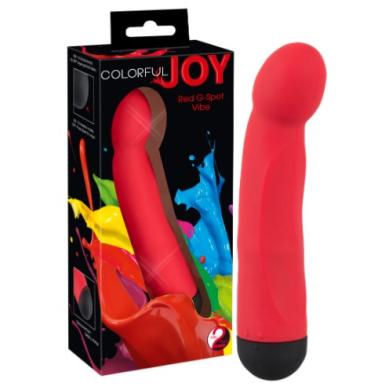 Вібратор силіконовий Colorful Joy Red G-Spot Vibe