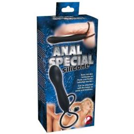Анальная насадка Anal Special Silicone Black - для неземного наслаждения! - 1