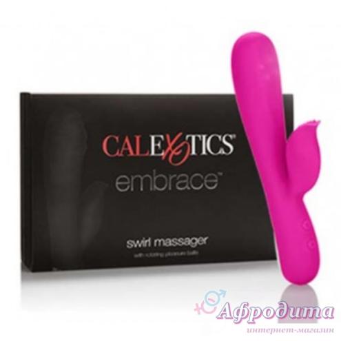 П.Вибратор Embrace Swirl Massager розового цвета