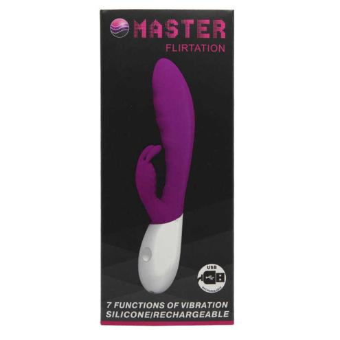 Вібратор силіконовий Master Flirtation Vibrator Pink