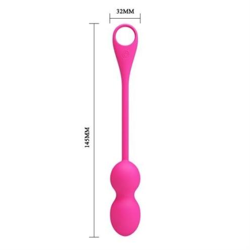 Вагинальные шарики с функцией подключения к смартфону Pretty Love Elvira Phone Control vibro balls Pink