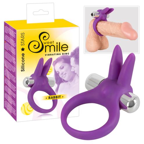 Эрекционное кольцо с вибрацией Sweet Smile Vibrating Cock Ring