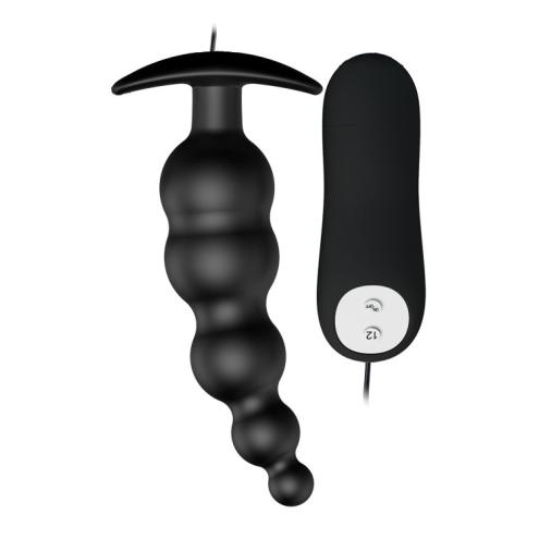 Анальная пробка с вибрацией Pretty Love Vibrating Butt Plug Black