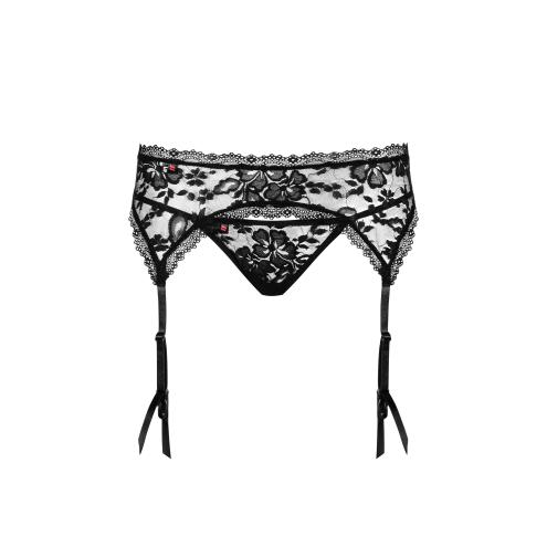 Пояс для чулок с трусиками Catia garter belt Obsessive для любительниц кружева