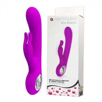 Hi-tech вибратор - Pretty Love Hot Rabbit Vibrator Pink