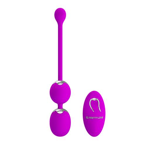 Вагинальные шарики с дистанционным пультом управления Pretty Love Willie Vibrating Kegel Balls