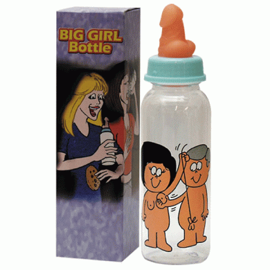 Бутылочка с соской в виде пениса для больших детей ;-)