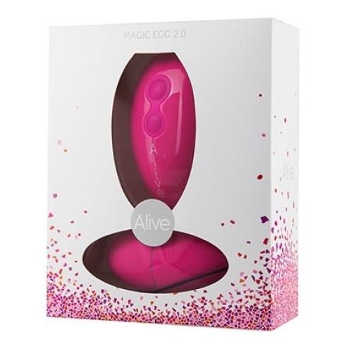 Виброяйцо Alive Magic Egg 2.0 Pink подарит нежный массаж