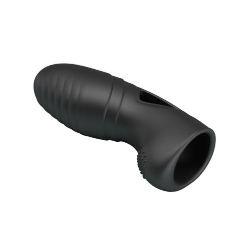 П. Вибронасадка на палец Pretty Love Alan Finger Vibrator Black