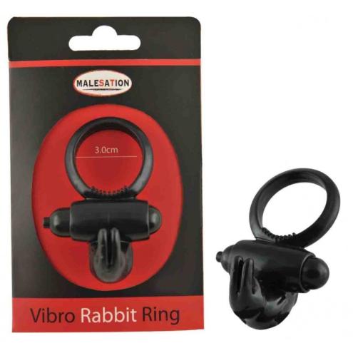 Эрекционное кольцо Malesation vibro-rabbit ring