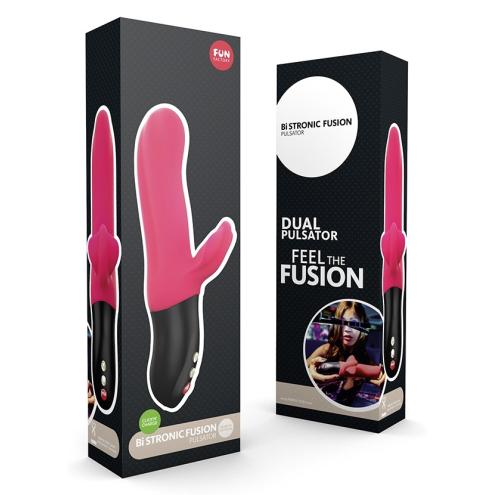 Вибратор пульсатор Fun Factory Bi Stronic Fusion розовый