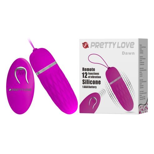 Виброяйцо Pretty Love Dawn Remote Egg Pink с дистанционным пультом управления