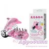 Эрекционное кольцо с вибрацией Cock Ring 2 With Bullet Vibrator, Pink