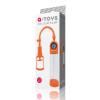 Вакуумная помпа для увеличения члена A-TOYS Penis Pump Orange совмещает приятное с полезным