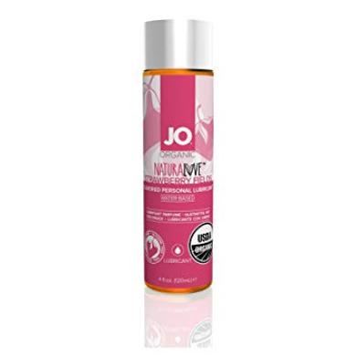 Оральная смазка System JO USDA Organic - Strawberry, 120 ml