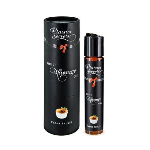 Масажна олія Plaisirs Secrets Creme Brulee для ніжних дотиків