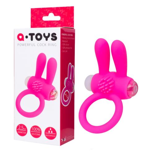 Эрекционное кольцо с вибрацией A-TOYS Penis Vibroring