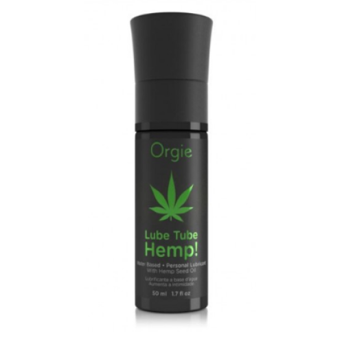 Лубрикант на водной основе с маслом каннабиса Lube Tube Hemp Orgie