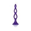 Тройная полая анальная пробка CalExotics Booty Call Silicone Tripl Probe Purple