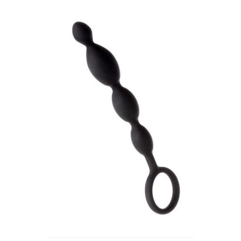 Анальний ланцюжок A-TOYS Anal chain silicone black