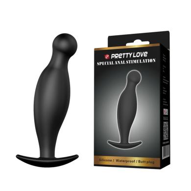 Анальная пробка Pretty Love Silicone Butt Plug Black 