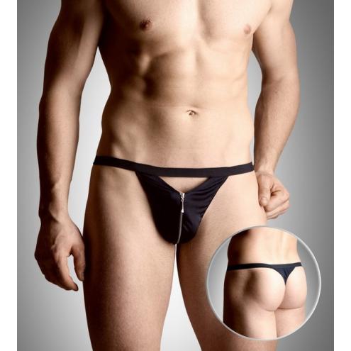 Чоловічі стрінги з блискавкою Mens thongs 4497,SOFT LINE