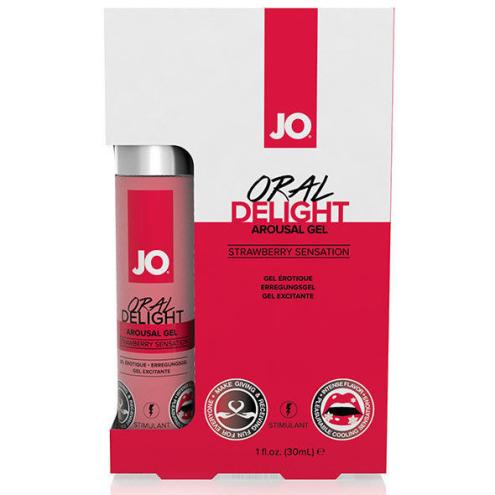 Гель для оральных ласк System JO -  Oral Delight - Strawberry Sensation , 30 мл