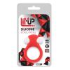 Эрекционное кольцо с вибрацией LIT-UP SILICONE STIMU RING 2 RED