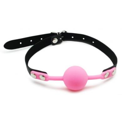 Кляп Pink Gag silicone принесе солодке задоволення - 3