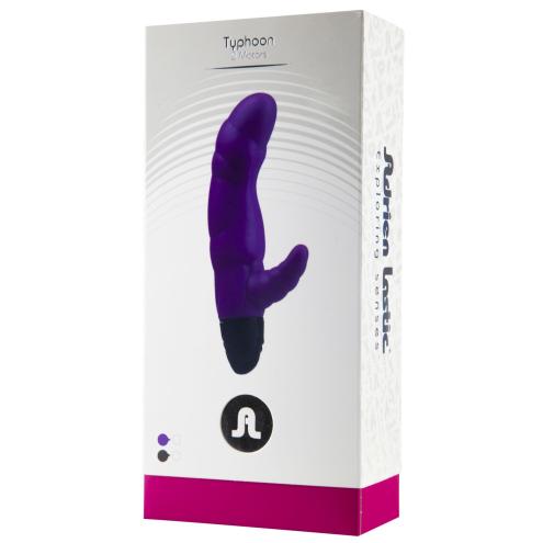 Міні вібратор Adrien Lastic Typhoon Purple для дівчат