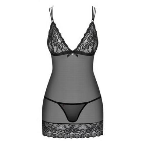 Пеньюар OBSESSIVE 854 CHEMISE для шаловливых ночей