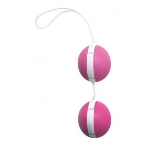 Вагинальные шарики Joyballs pink-white яркие и стильные