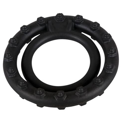 Двойное эрекционное кольцо Steely Cockring black