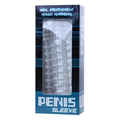 Насадка на член - Silikon Penis Sleeve Clear, 13,5 см