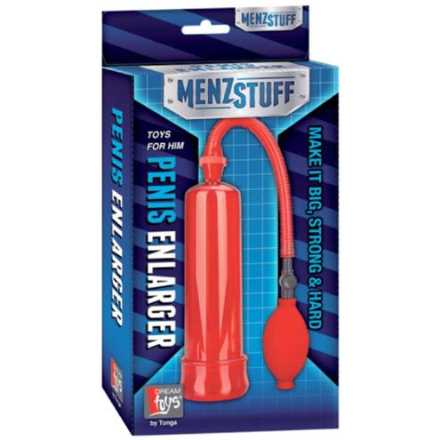 Вакуумная помпа MENZSTUFF PENIS ENLARGER RED для знающих толк в наслаждении