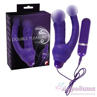 Вибратор двойной Douple Vibrator Purple для женщин