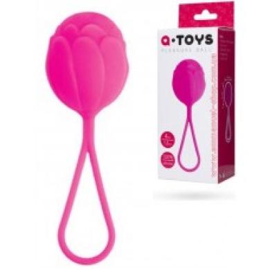 Вагинальный шарик A-Toys Pleasure Ball Pink для нежных тренировок